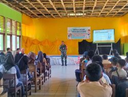 Babinsa Sertu Kasmudin Ajak Siswa SMPN 1 Bonegunu Lawan Perundungan Sejak Dini