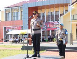 Polres Buton Utara Gelar Apel Kesiapan Tanggap Bencana Tahun 2025