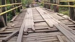 Jembatan Provinsi Sultra di Buton Utara Rusak Parah, Warga Terancam Keselamatan