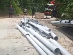 Pendakian Walipuo Buton Utara Kembali Telan Kecelakaan, Mobil Bermuatan Pipa Gagal Mendaki