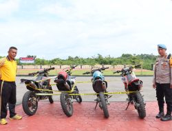 Sipropam Polres Buton Utara Tertibkan Knalpot Brong Anggota