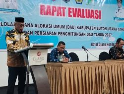Bupati Afirudin Buka Rapat Evaluasi DAU Buton Utara 2026