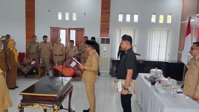 Wakil Bupati Buton Utara Lantik 13 Pj Kepala Desa