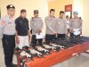Kapolres Buton Utara AKBP Totok Budi Pimpin Pemeriksaan Senpi dan Amunisi