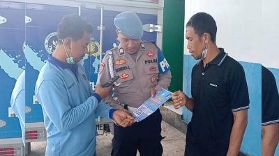 Brigadir Hendra La Juma Sosialisasikan Pengaduan Online Propam Polri via WA dan Bot Telegram di Wandaka