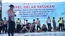 451 Personel Gabungan Disiagakan Amankan UCLG ASPAC 2026 dan HUT ke-195 Kendari