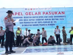 451 Personel Gabungan Disiagakan Amankan UCLG ASPAC 2026 dan HUT ke-195 Kendari