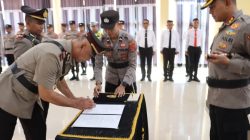 Sertijab Kasat Binmas Polres Buton Utara, AKBP Totok: Jabatan Adalah Amanah