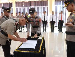 Sertijab Kasat Binmas Polres Buton Utara, AKBP Totok: Jabatan Adalah Amanah