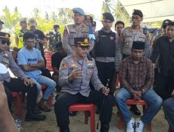 Kapolres Buton Utara Jadi Penengah, Massa Sepakat Buka-Tutup Blokade Jalan Provinsi di Pongkowulu