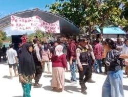Warga Pongkowulu Ancam Beton Jalan Provinsi Jika Pemprov Sultra Tak Beri Kepastian