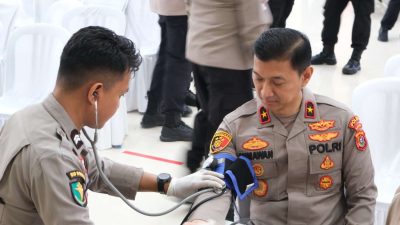 Polda Sultra Lampaui Target Donor Darah Hari Bhayangkara ke-80, Kumpulkan 854 Kantong Darah