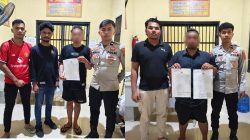 Polres Buton Utara Tahan 2 Tersangka Penganiayaan Saat Bentrok di Dinas Pendidikan