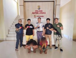 Polres Butur Tangkap 2 Tersangka Kasus Dugaan Pencurian Kabel Tower Telkomsel, 1 Pelaku Masih Diburu