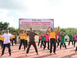 Polres Butur Gelar Olahraga Bersama Forkopimda, Perkuat Sinergi Antarinstansi