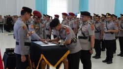 Kapolda Sultra Pimpin Sertijab 5 PJU dan 5 Kapolres