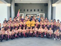 Bupati Buton Utara Lepas 42 Kontingen Pramuka ke Jamnas XII 2026 di Cibubur