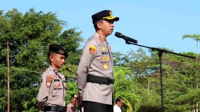 Apel Perdana, Kapolres Butur Ingatkan Anggota soal Disiplin