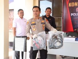 Pelaku Pencurian Ditangkap di Morowali, Kapolres Butur Tuntaskan hingga Otak Pelaku