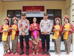 Kapolres Butur Cek Polsek Bonegunu, Personel Diminta Utamakan Pelayanan Humanis