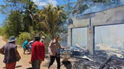 Kebakaran Kios di Marga Karya Buton Utara, Barang Dagangan hingga Sertifikat Ikut Terbakar