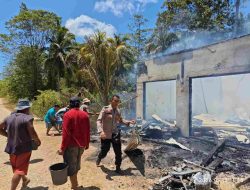 Kebakaran Kios di Marga Karya Buton Utara, Barang Dagangan hingga Sertifikat Ikut Terbakar
