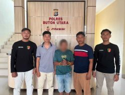 Satreskrim Polres Buton Utara Tangkap Pelaku Penganiayaan dengan Parang Usai Joget Lulo Pesta Panen