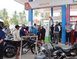 Polres Buton Utara Sidak SPBU Laangke, Awasi Distribusi BBM dan Harga Eceran