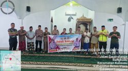 Polres Buton Utara Gelar Subuh Keliling, Ajak Warga Jaga Kamtibmas