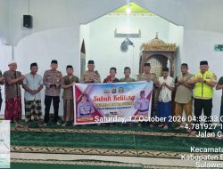 Polres Buton Utara Gelar Subuh Keliling, Ajak Warga Jaga Kamtibmas