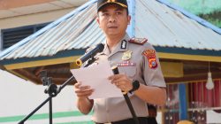 Pimpin Upacara di SMAN 1 Kulisusu, Kapolres Butur Ingatkan Bahaya Narkoba