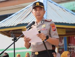 Pimpin Upacara di SMAN 1 Kulisusu, Kapolres Butur Ingatkan Bahaya Narkoba
